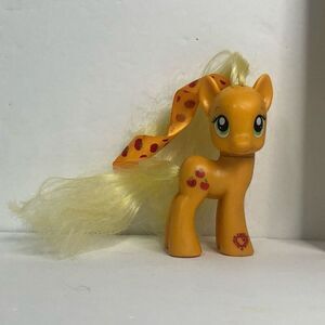 my little pony g4 applejack hair ribbon 3 inch brush able cutie mark magic